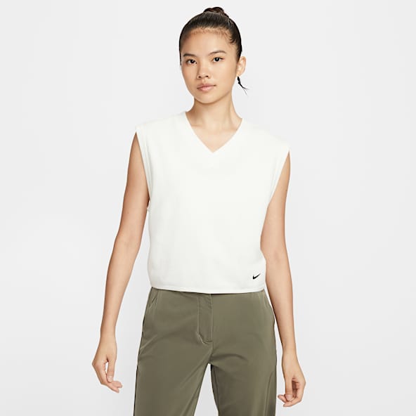 NIKE GOLF Vネック ベスト 56323 L 05年製 NIKE GOLF V-Neck Polyester Vest 紺 XL 00s ナイキ